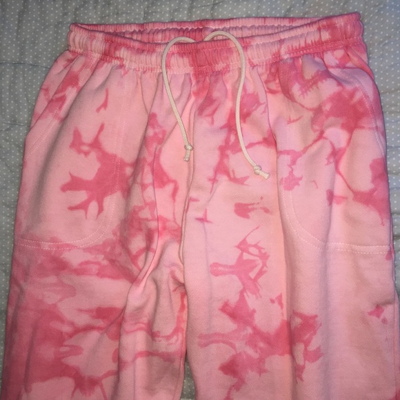 Pink tie dye sweatpants only! - Picture 2 of 6